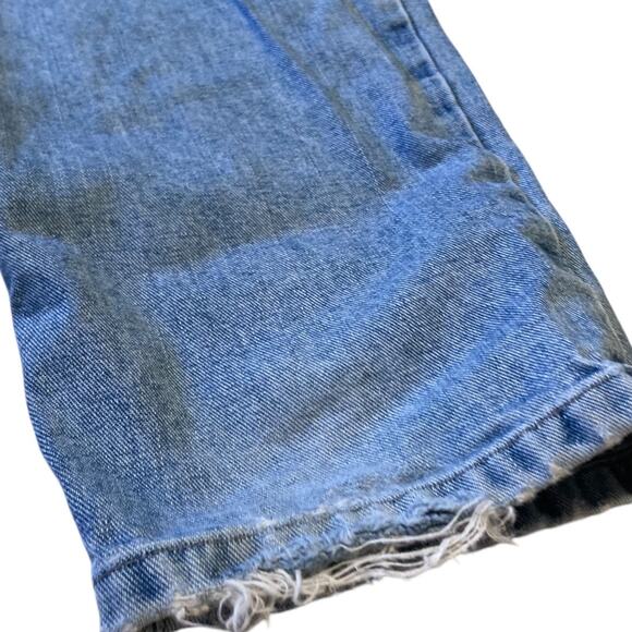Vintage 90s Road Rags High Waist Distressed Light Blue Denim Jeans Size 30 - Picture 9 of 16